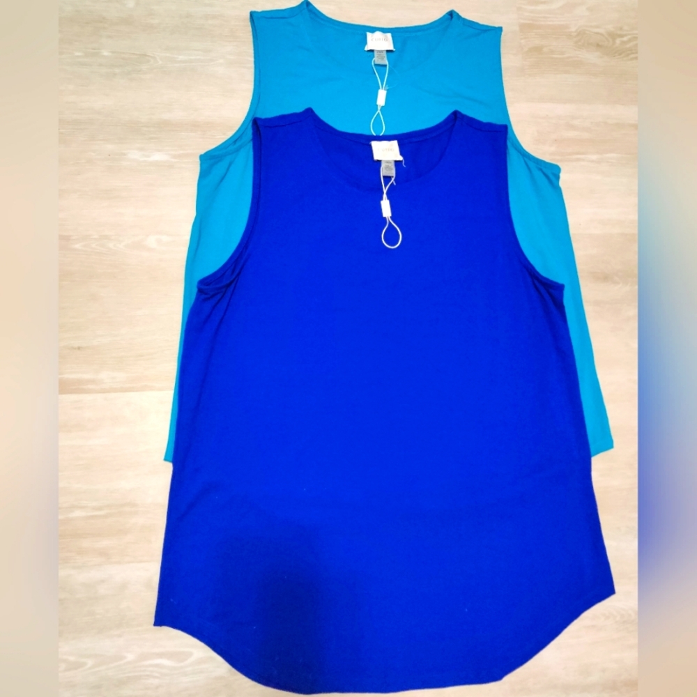 Two Cupio Sleeveless Tank Tops